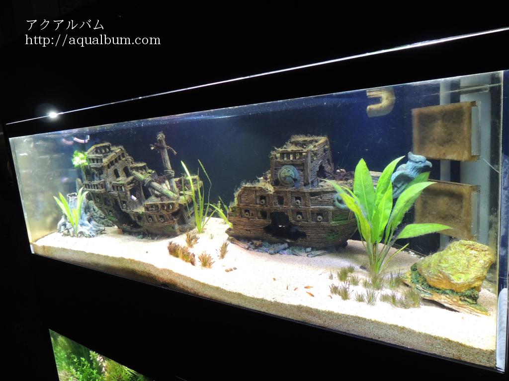 アクアリウム 水槽 オブジェ アクセサリー 沈没船