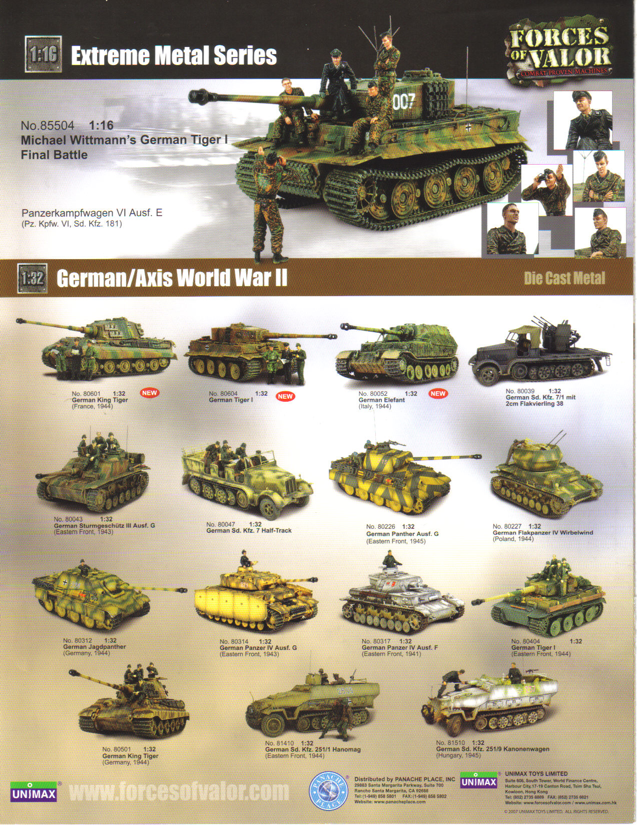 Unimax Forces of Valor Military Replica Series | Armchair General