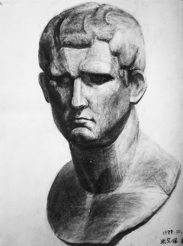 石膏像 アグリッパ デッサン用 石膏像・アグリッパ胸像・高さ約58cm