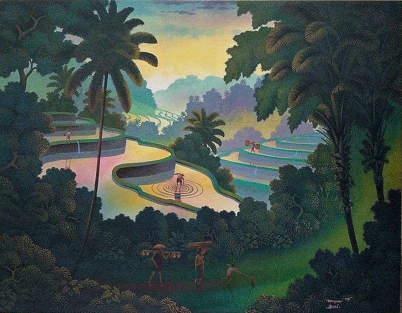 絵画バリ島 No.0302 バリ島絵画 絵画バリ島 No.0302 絵画バリ島