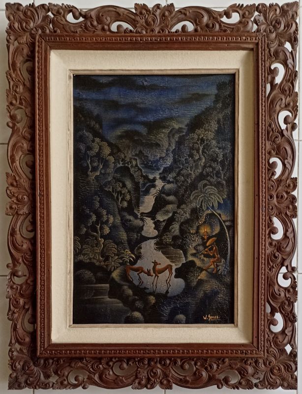 絵画バリ島 No.0602 絵画バリ島 No.0602 バリ島絵画 No.0006