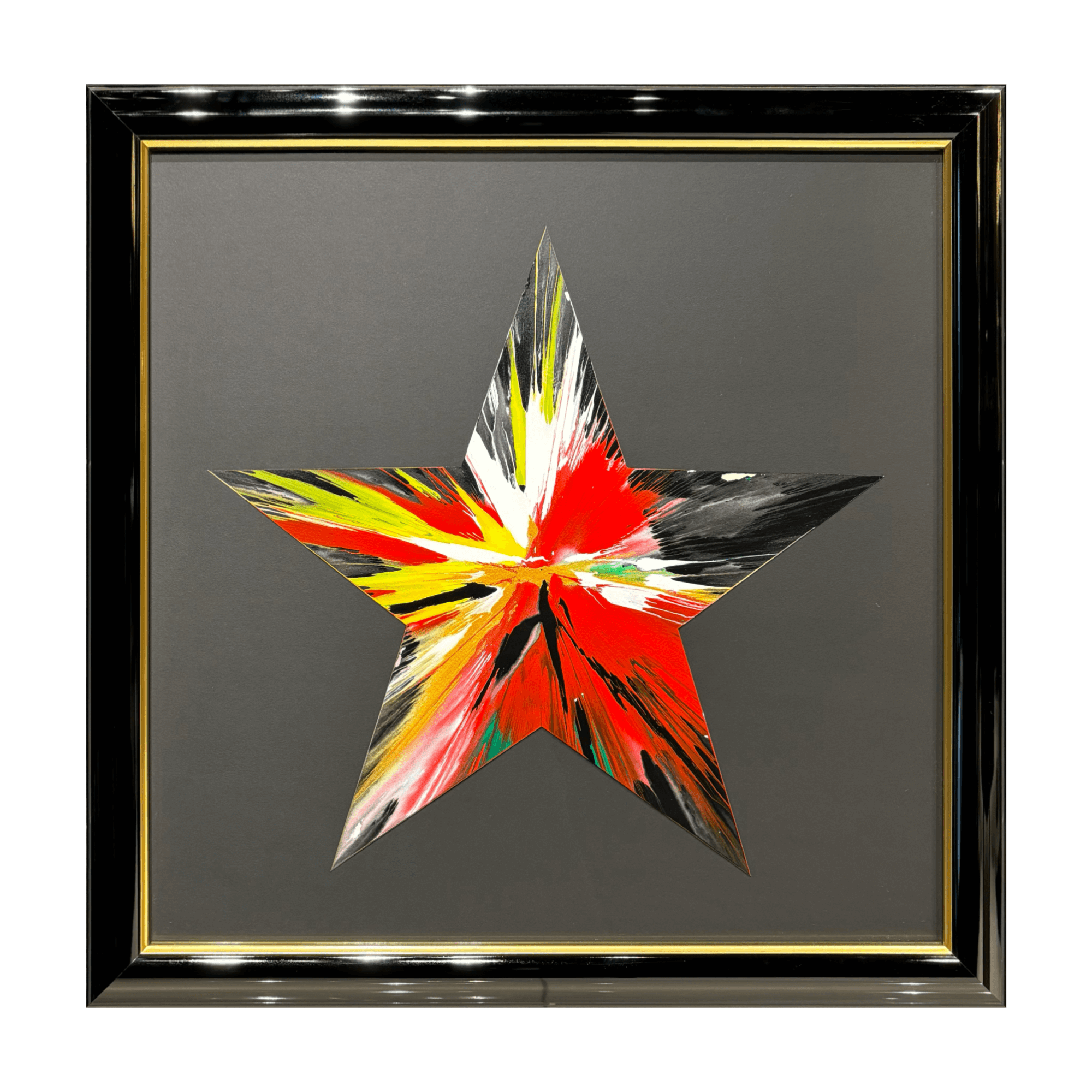 ダミアン・ハースト (Damien Hirst)「SPIN PAINTING (STAR)」ART GALLERY M