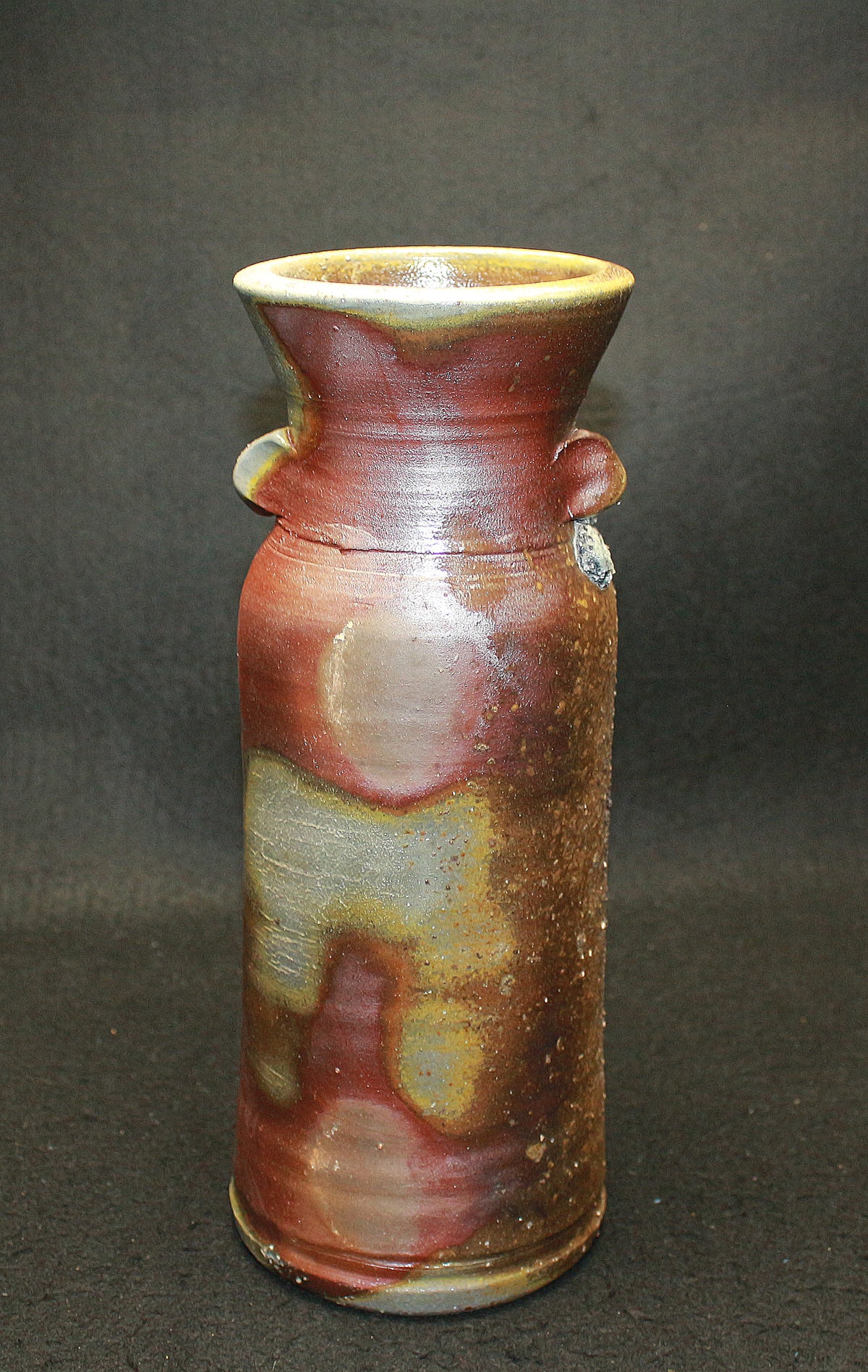 人間国宝藤原雄備前焼花入花瓶