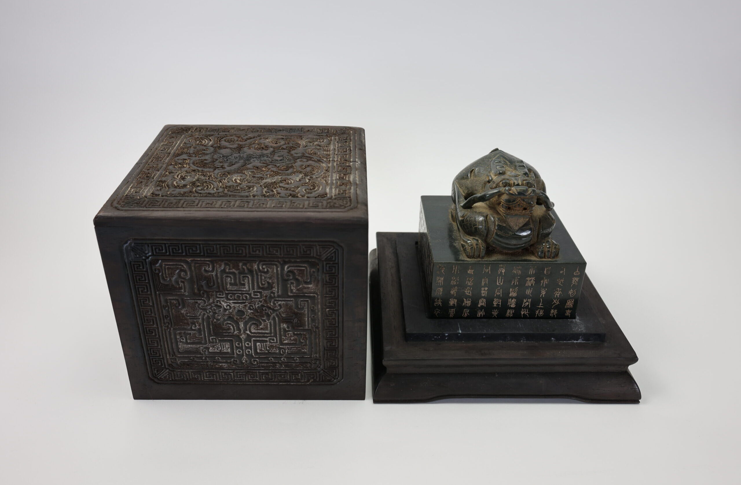 古代の印鑑副葬品印鑑亀印二重印鑑アンティーク2セット骨董品