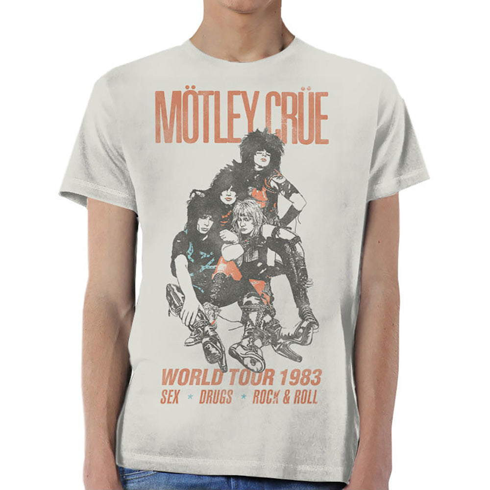 Motley Crue T-shirt 'World Tour Vintagel' | Backstage Originals