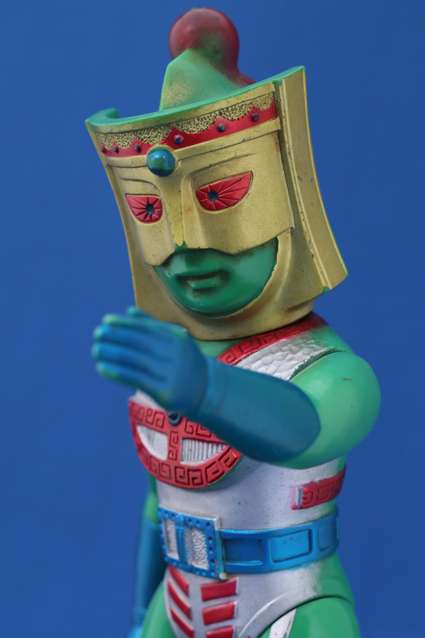 当時物 ウッド グリーンマン ミニソフビ レトロ フィギュア 当時物