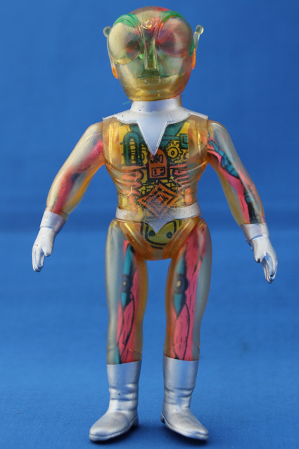 ポピー 仮面ライダー ソフビ 改造人間 仮面ライダー スケルトン クリア