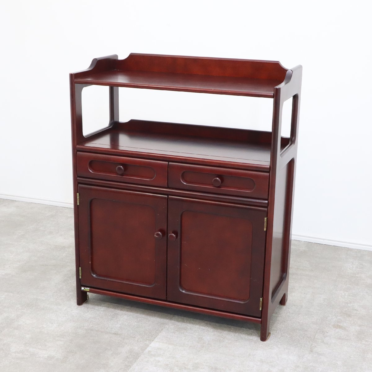 karimoku カリモク 電話台 FAX台 サイドチェスト レトロ 花台 karimoku