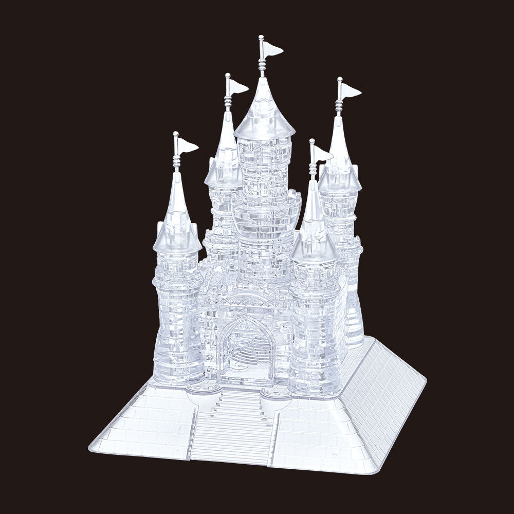 廃盤 105ピース ビバリー クリスタル パズル キャッスル 3D 50115 廃盤