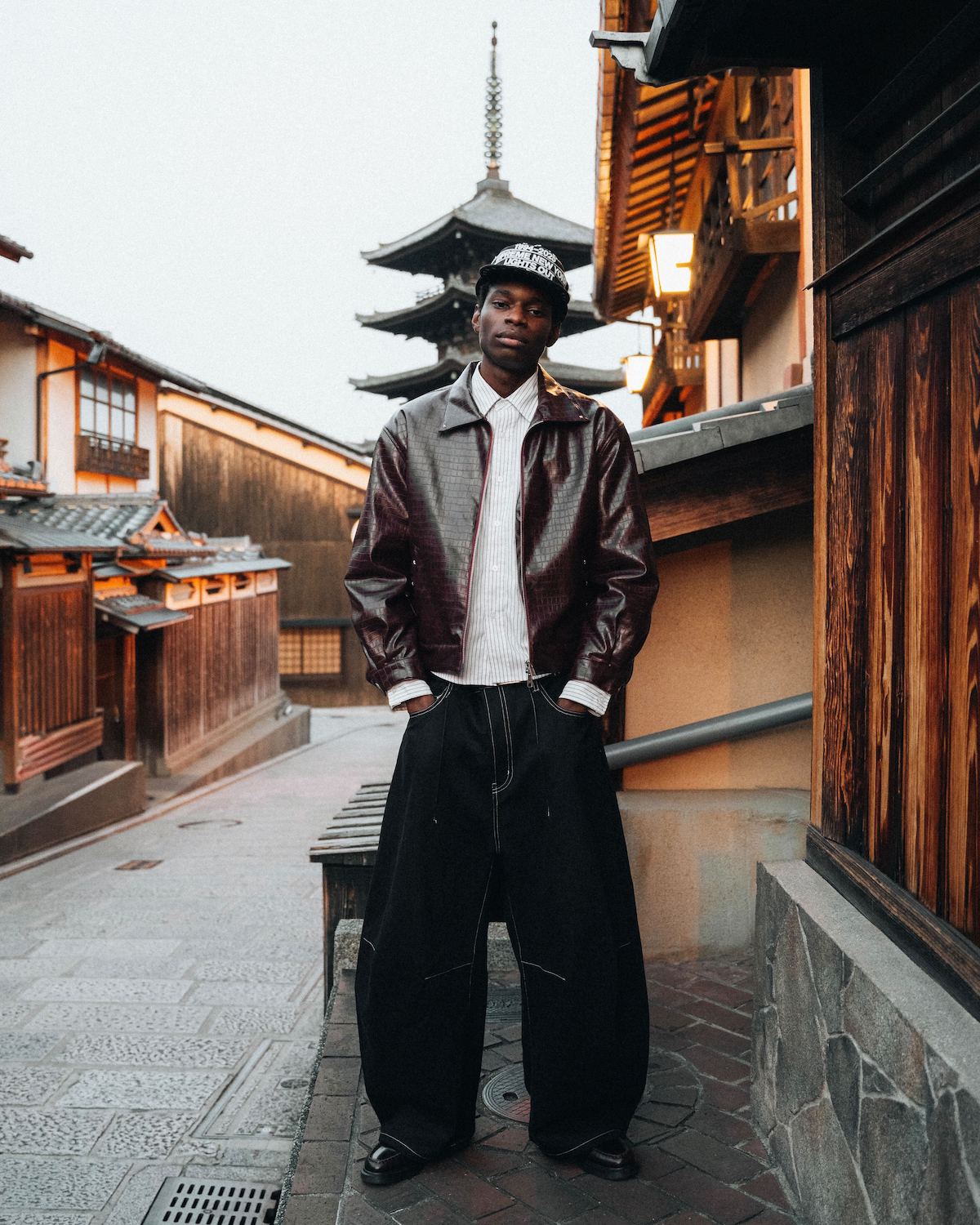 Croc-Embossed Jacket Jacket – BELVET