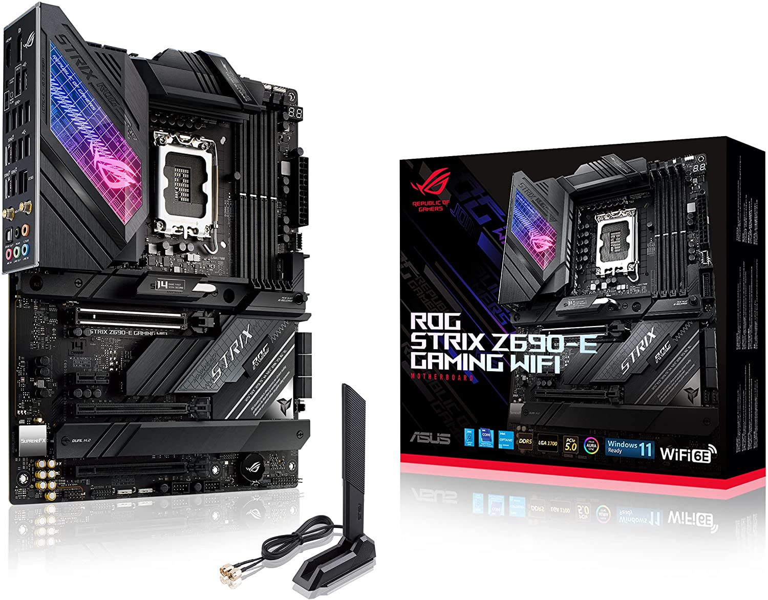 ASUS ROG Strix Z690-E Gaming WiFi 6E LGA 1700(Intel 12th Gen)ATX