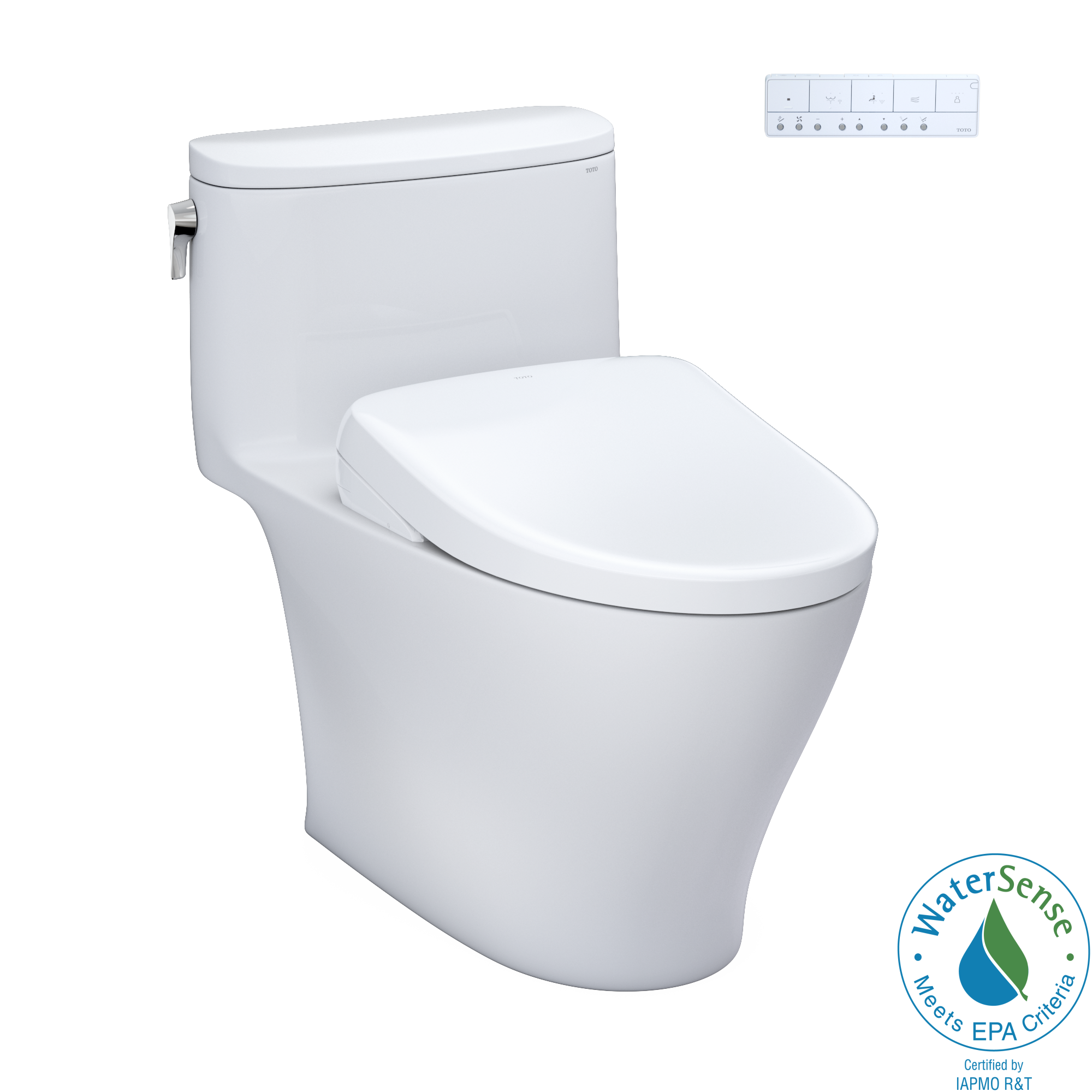TOTO WASHLET+ Nexus One-Piece Elongated 1.28 GPF Toilet with S7 Contem