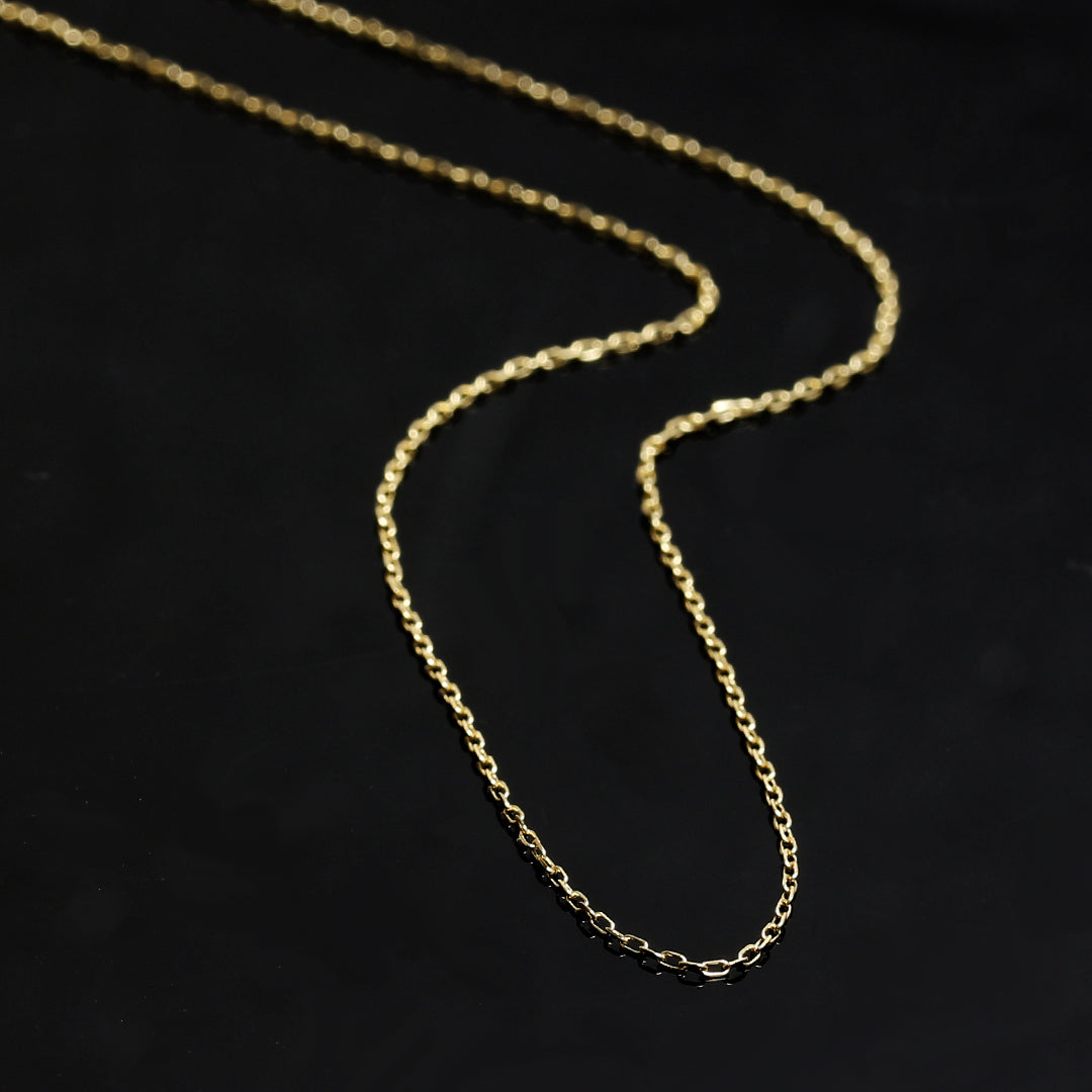 ビズー公式】ゴールド あずきチェーン 45cm K18(18金) ネックレス キキ