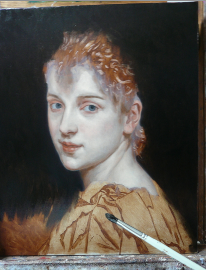 ブグロー模写やってみた 制作 2日目 | 看聞日記