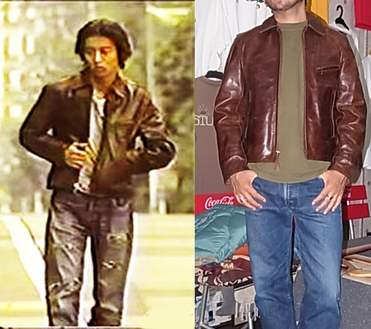 AERO LEATHER ホースハイド レザージャケット【38】木村拓哉着用 茶