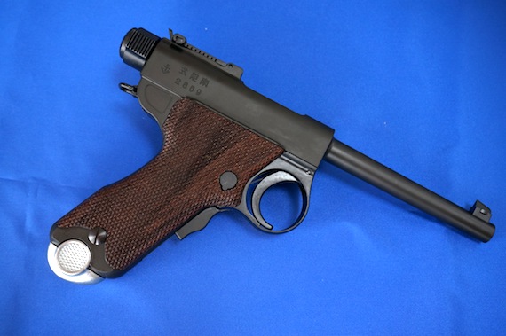 超希少 六研製 プラモデルガン 南部式自動拳銃（陸式）無可動鑑賞用