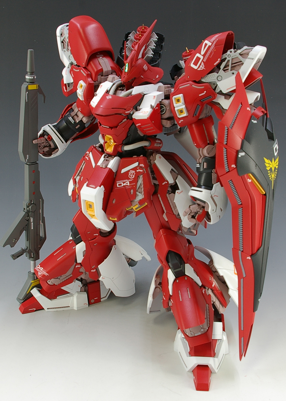 ガンプラ 塗装済み完成品 MGサザビーVer.Ka 徹底修正改造 ミキシング