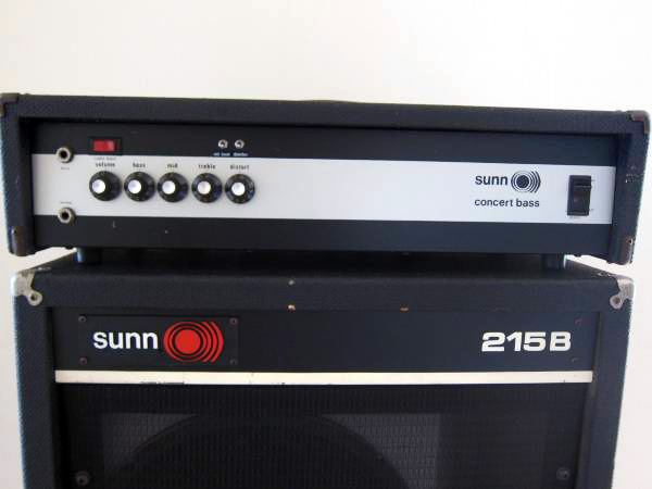 sunn concert bass ベース用アンプ