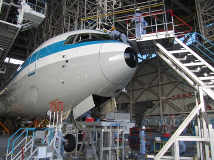 昨日（8/11）モヒカンジェット（JA602A）がラストフライトを迎えました