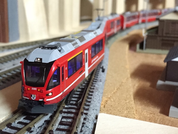 KATO アレグラ、ベルニナエクスプレス 純正室内灯付き カトーのスイス