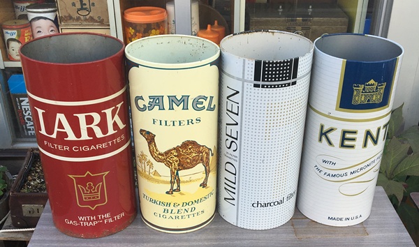 CHERRY 昭和レトロ アンティーク ヴィンテージ タバコ ゴミ箱 傘立て