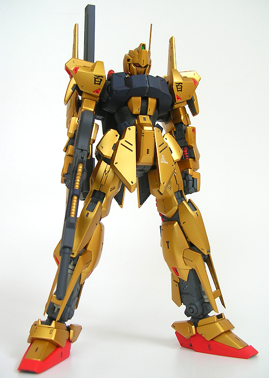 HG-百式全塗装完成品 徹底改修 HG UC 1/144 RG風 百