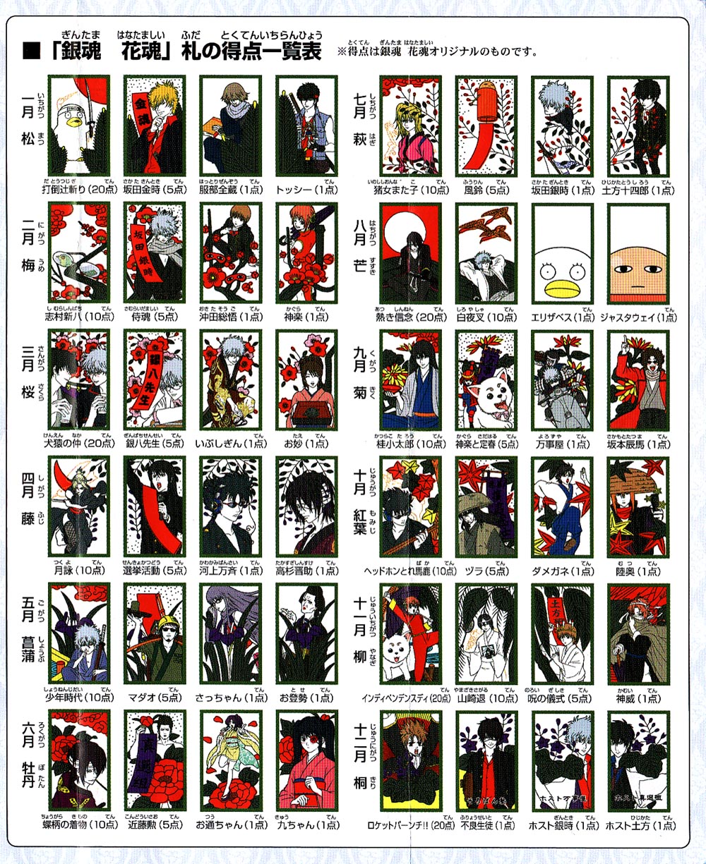 銀魂 花魂 はなたましい 花札 新品・未開封】銀魂 花札 花魂
