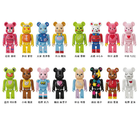 AKB48 100% 48種 ベアブリック（BE@RBRICK）[情報] | べあぶりっくまに