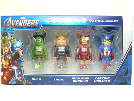 アベンジャーズ アッセンブルセット ベアブリック（BE@RBRICK） | べ