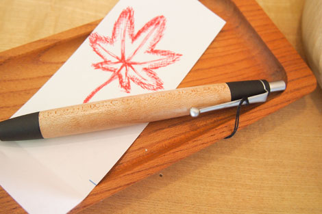 嫁日記：楓のペン | 野原工芸｜作り手の裏話