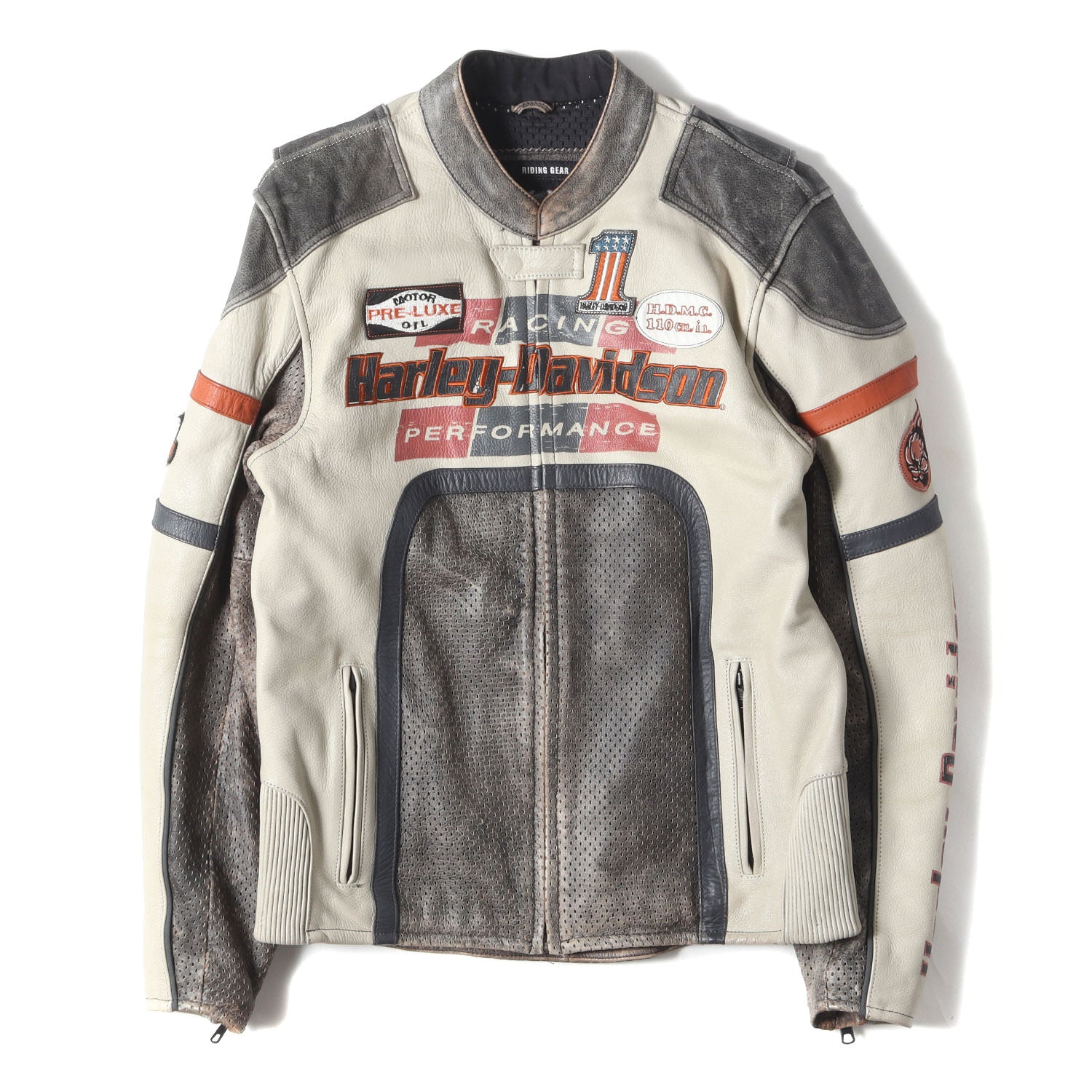 ハーレーダビッドソン HARLEY DAVIDSON MENS FXRG LEATHER JACKET