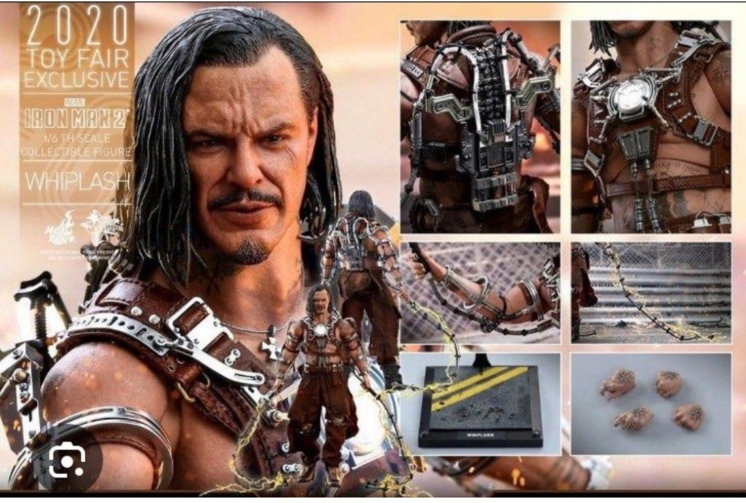 ホットトイズ MMS569 1/6 フィギュア アイアンマン2 ウィップラッシュ