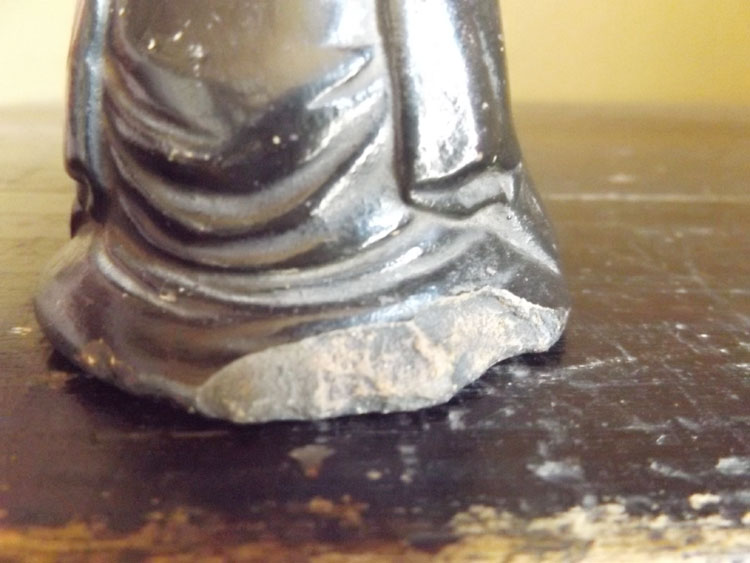 江戸時代末期頃・京焼・枕人形・お多福1-7 江戸時代末期頃・京焼・枕