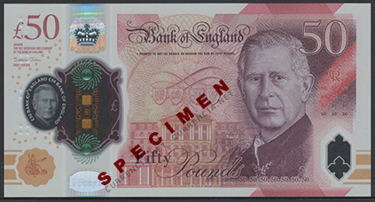 イギリスポンド 旧紙幣 旧50ポンド5枚 250ポンド 連番 新札 イギリス