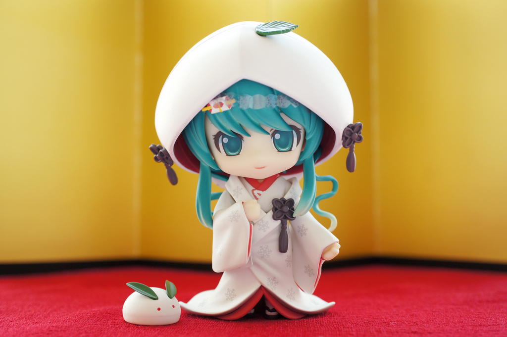 ねんどろいど 雪ミク いちご白無垢Ver. Nendoroid Snow Miku Ichigo