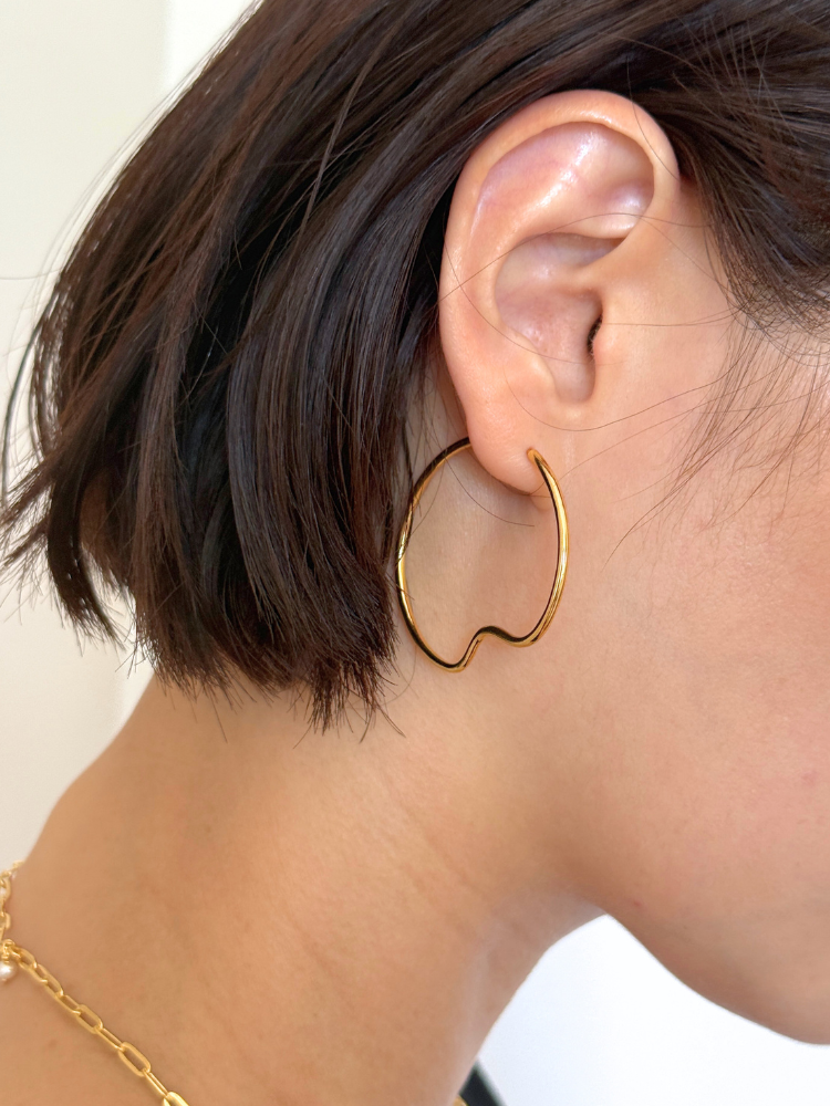 MARIA BLACK マリアブラック Copenhagen 35 Hoop Gold フープピアス