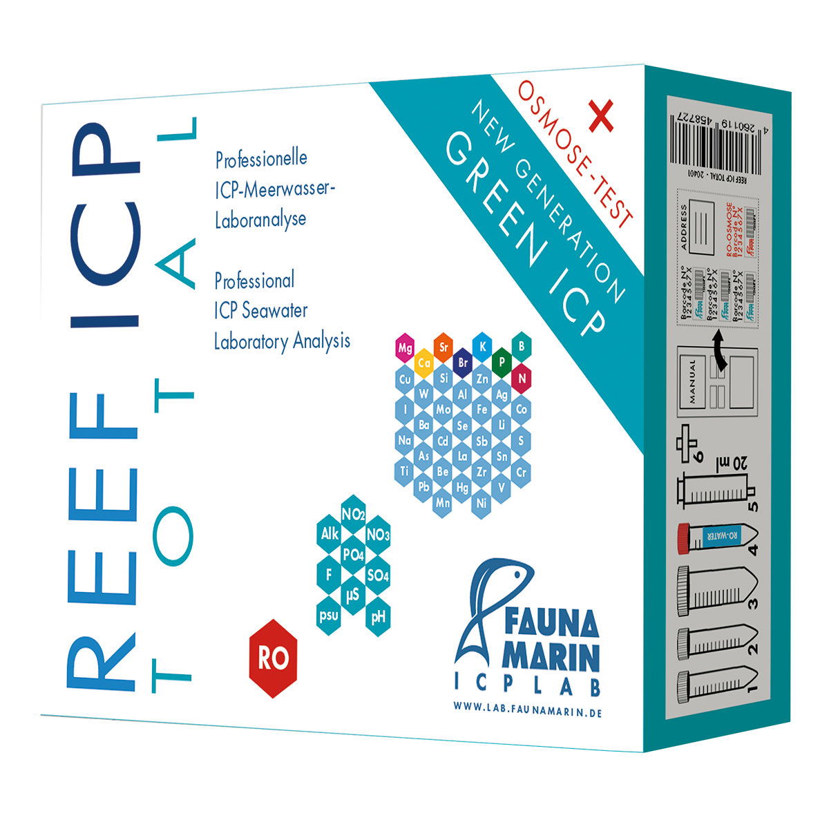 Fauna Marin Reef ICP Test Total – Candy Corals