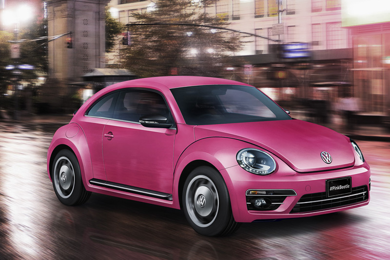 フォルクスワーゲン、「ザ・ビートル」初採用となるピンク色の限定車