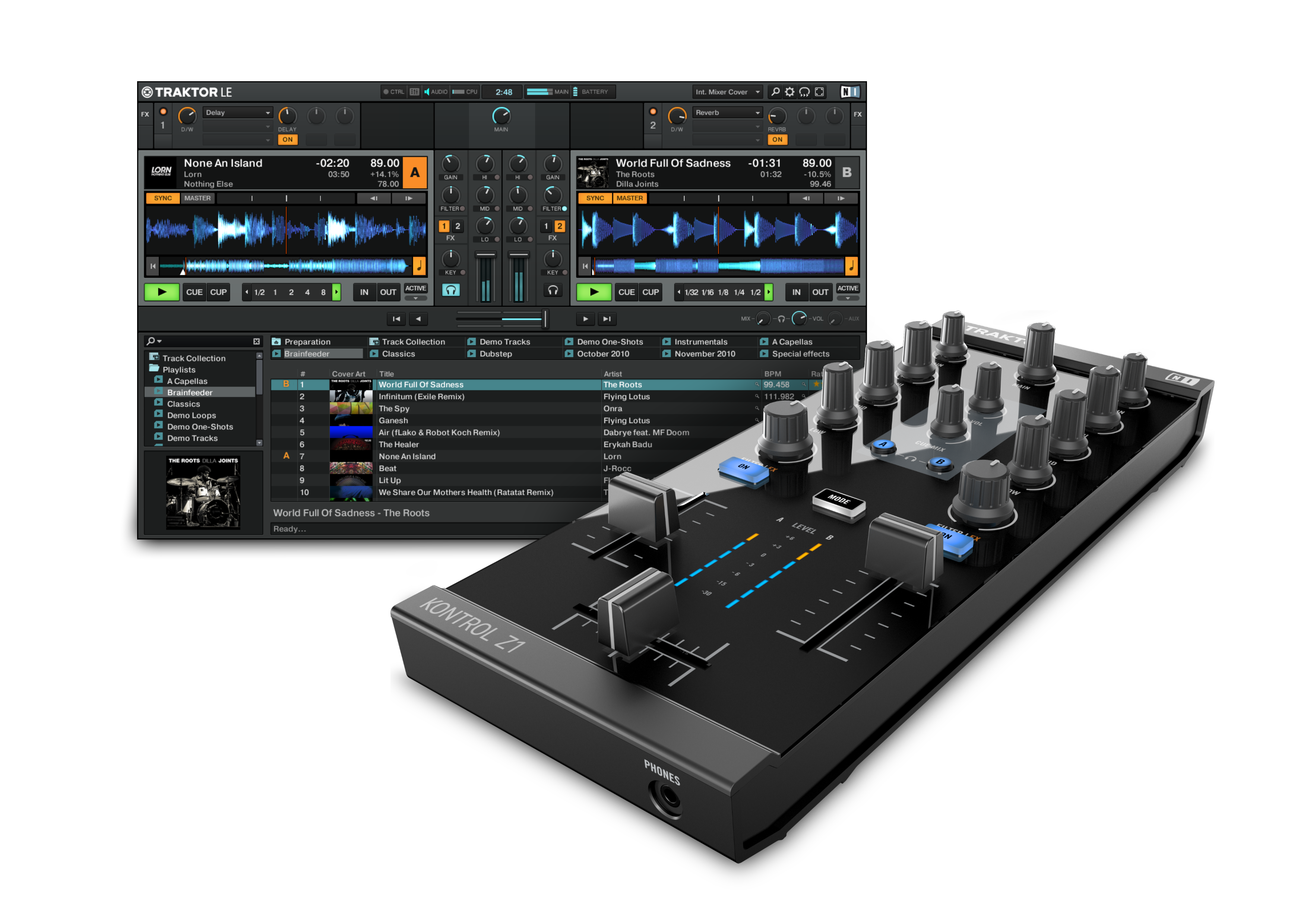 DJ機材 TRAKTOR KONTROL Z1 USB Lightning NI DJ機材 TRAKTOR KONTROL