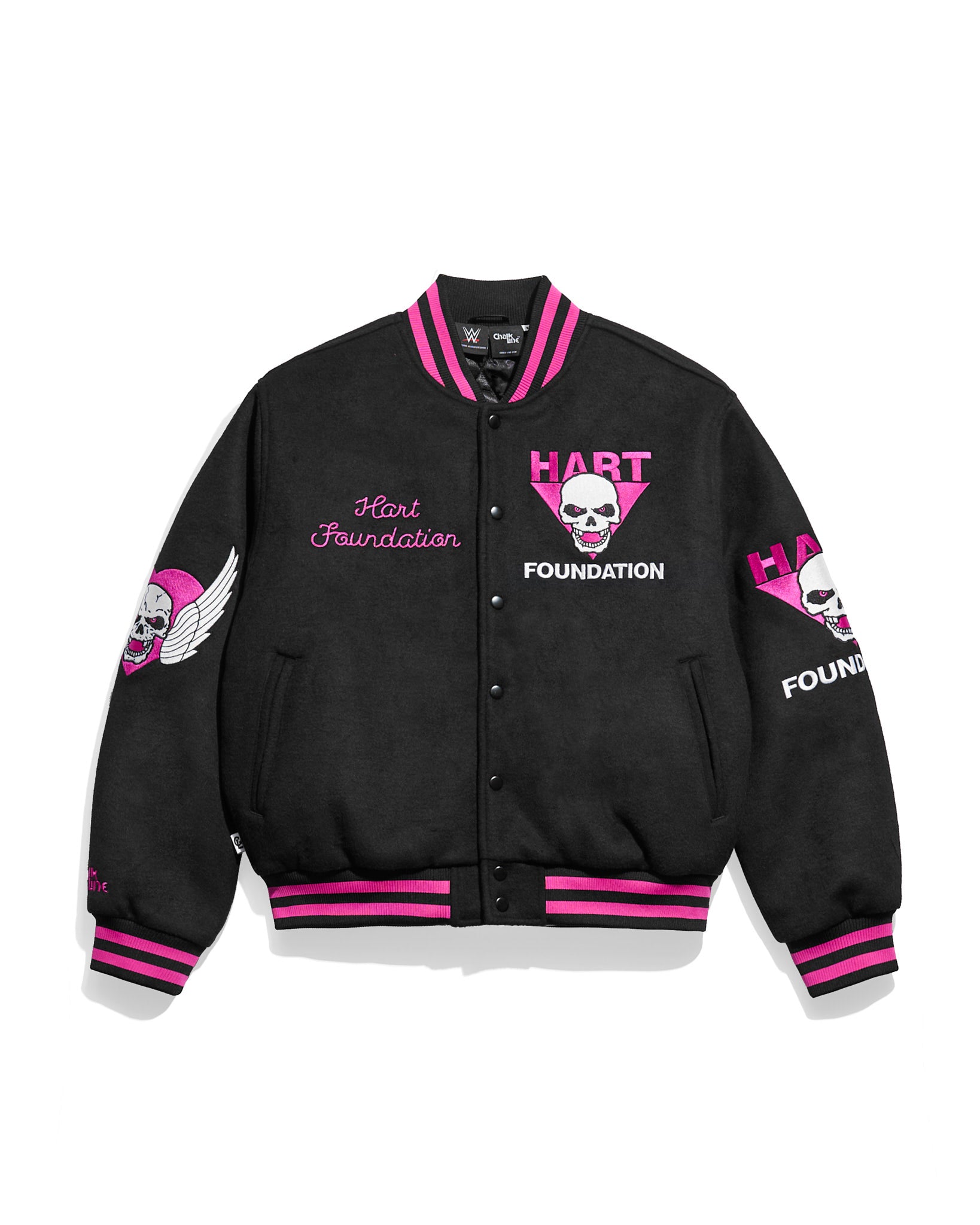 Hart Foundation Black Varsity Jacket – Chalk Line Apparel