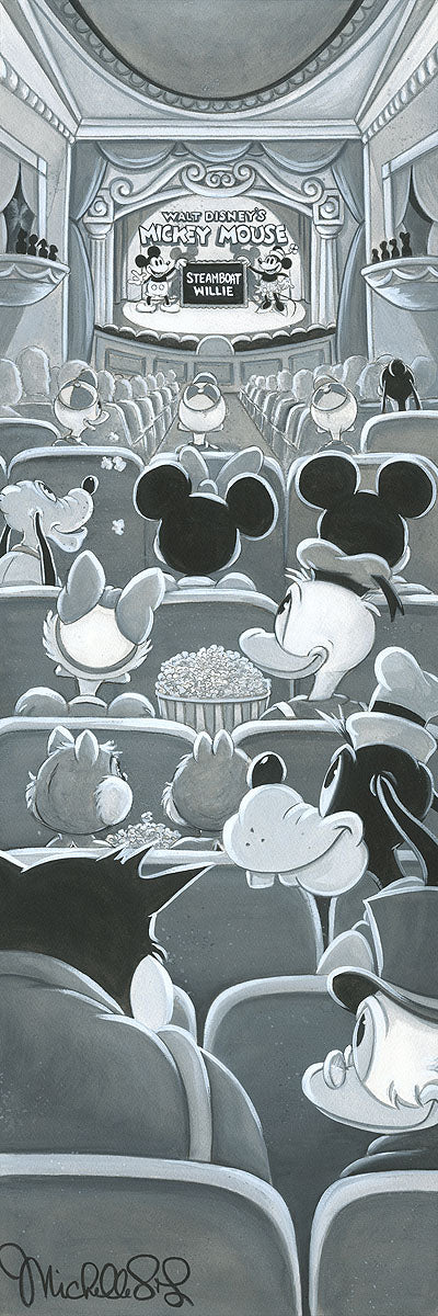 Disney Fine Art Michelle St.Laurent ミッキー Mickey Mouse Disney