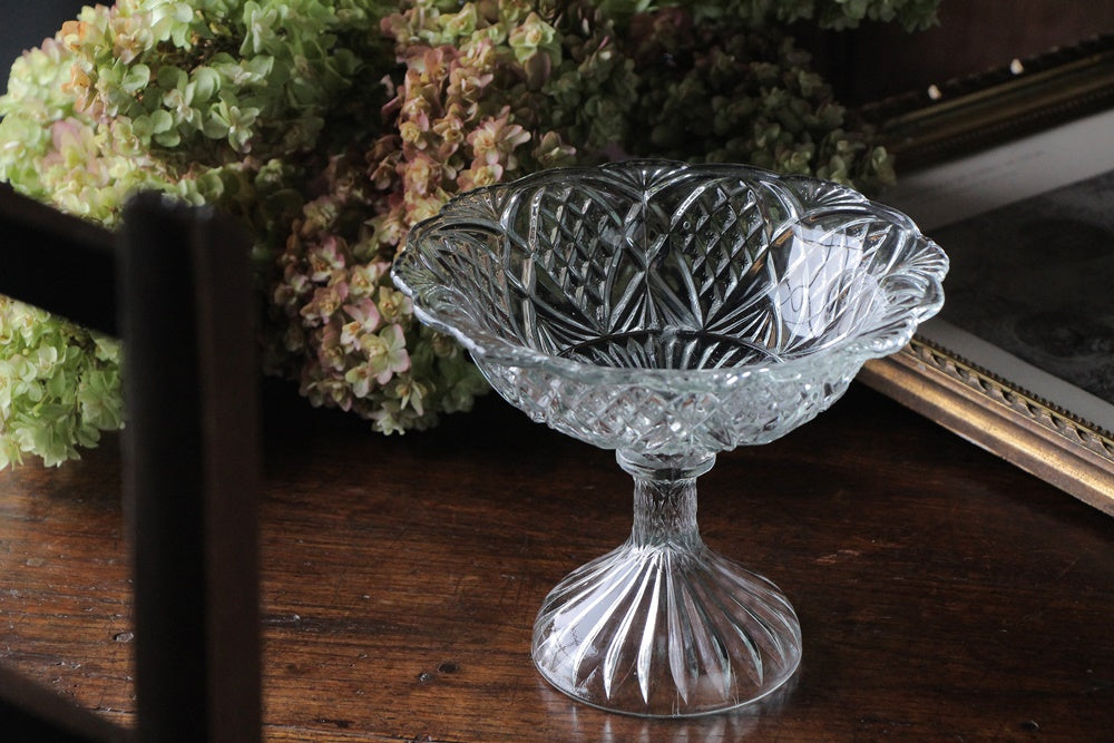 アメリカンアンティーク、フォストリア社 ロマンス レアな深皿 25cm