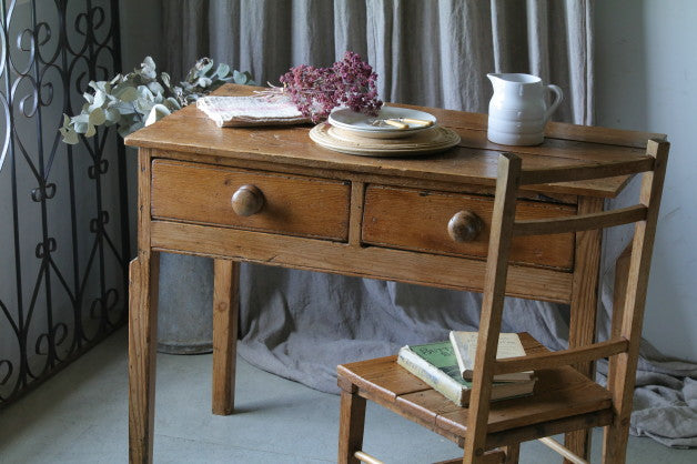 文机 アンティーク家具 レトロな文机 レトロな文机 ZX-アメリカの