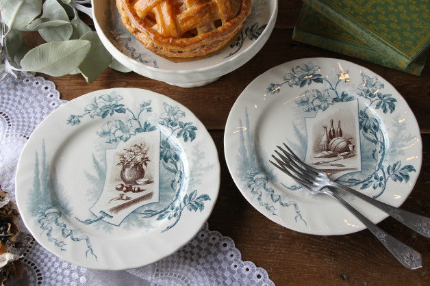 2枚あり！低めが可愛いクレイユモントローコンポティエ フランス