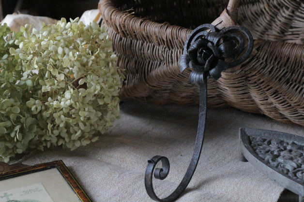 フランスアンティークアイアン製チャイルドベッド⁄鉄製ソファ⁄オブジェ