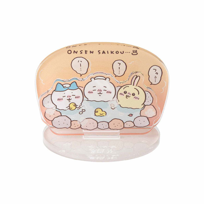 ちいかわ観光 レイヤーアクリルスタンド（温泉最高） | ちいかわ