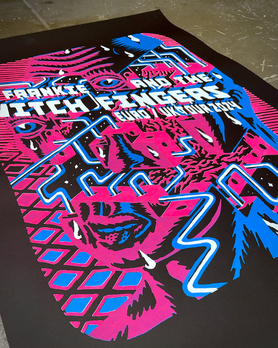 Frankie 2024 Euro Tour Poster by Mathieu Desjardins – Church of Pickle