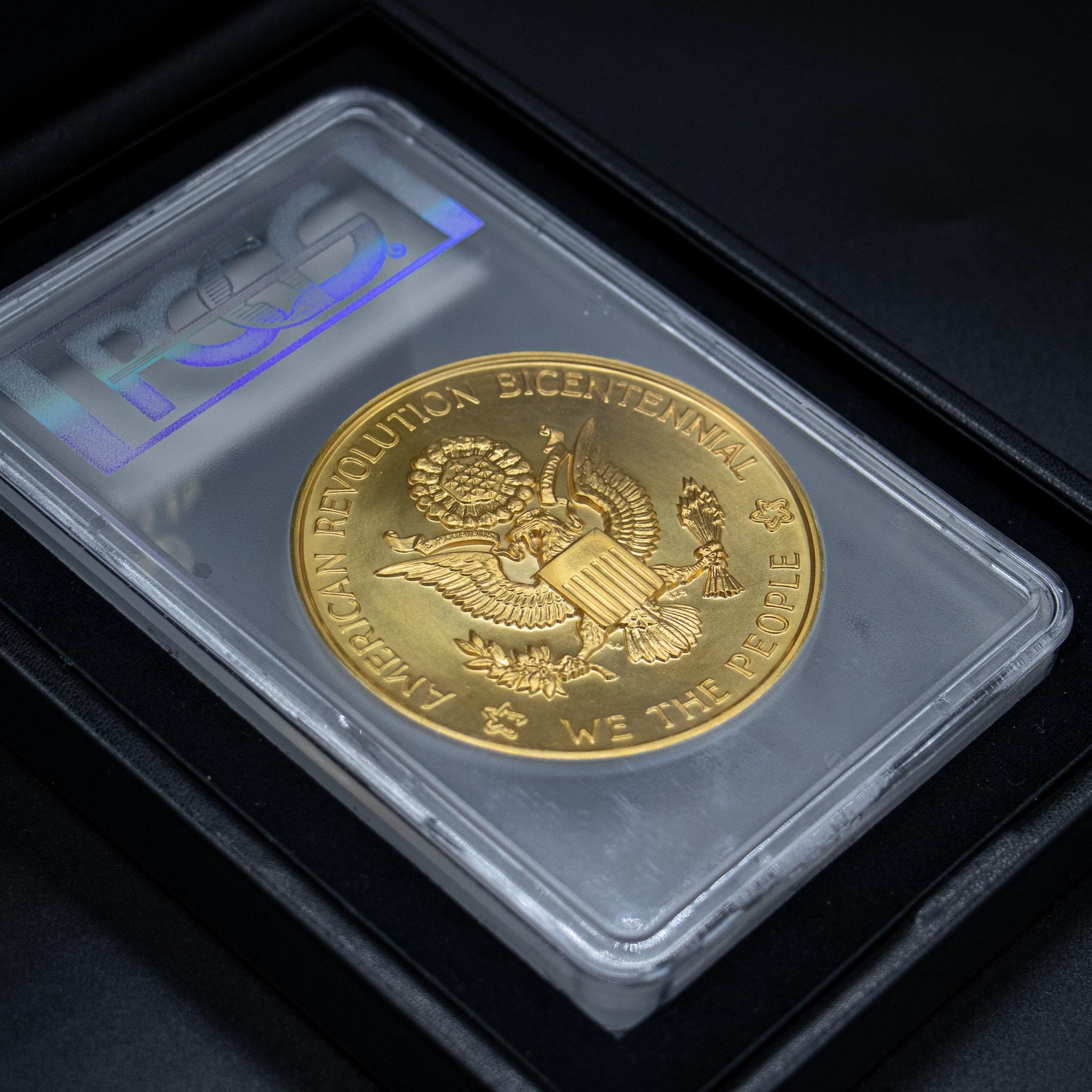 1976年 アメリカ独立200周年記念大型金メダル(PCGS/MS68) – cocoin.jp