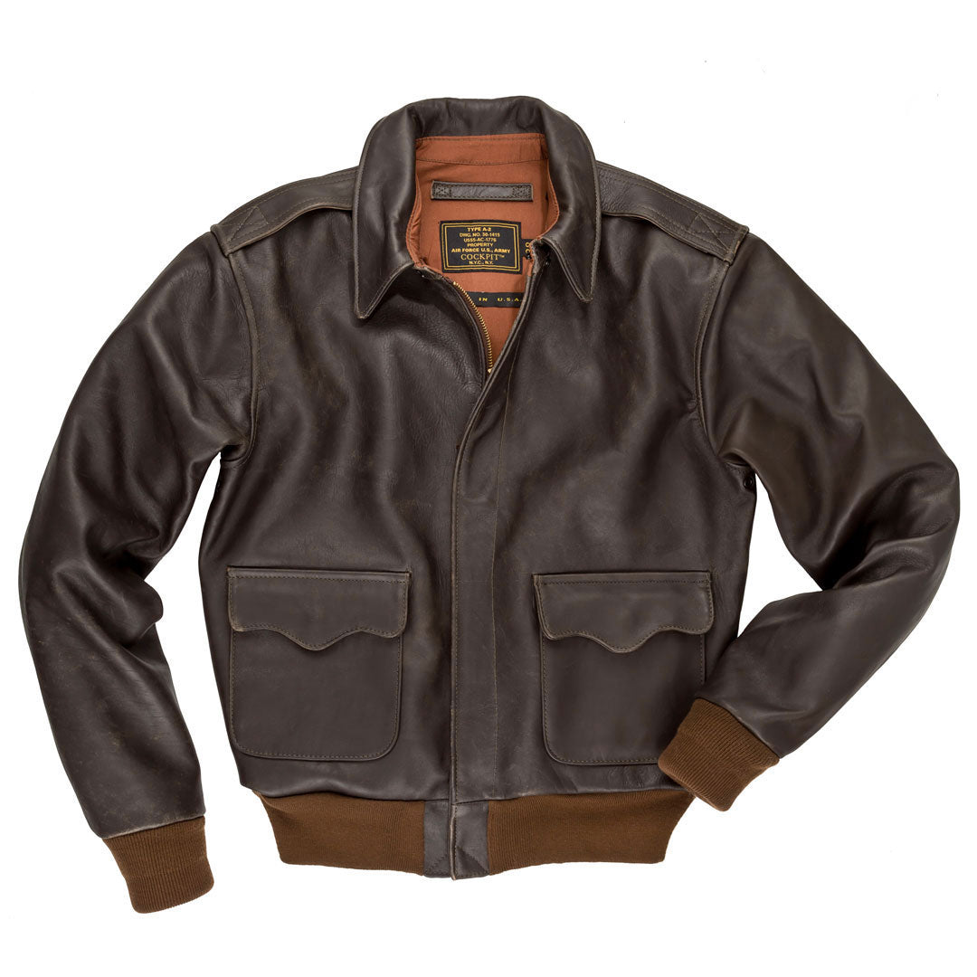 40th Anniversary A-2 Long Length Horsehide Leather Jacket