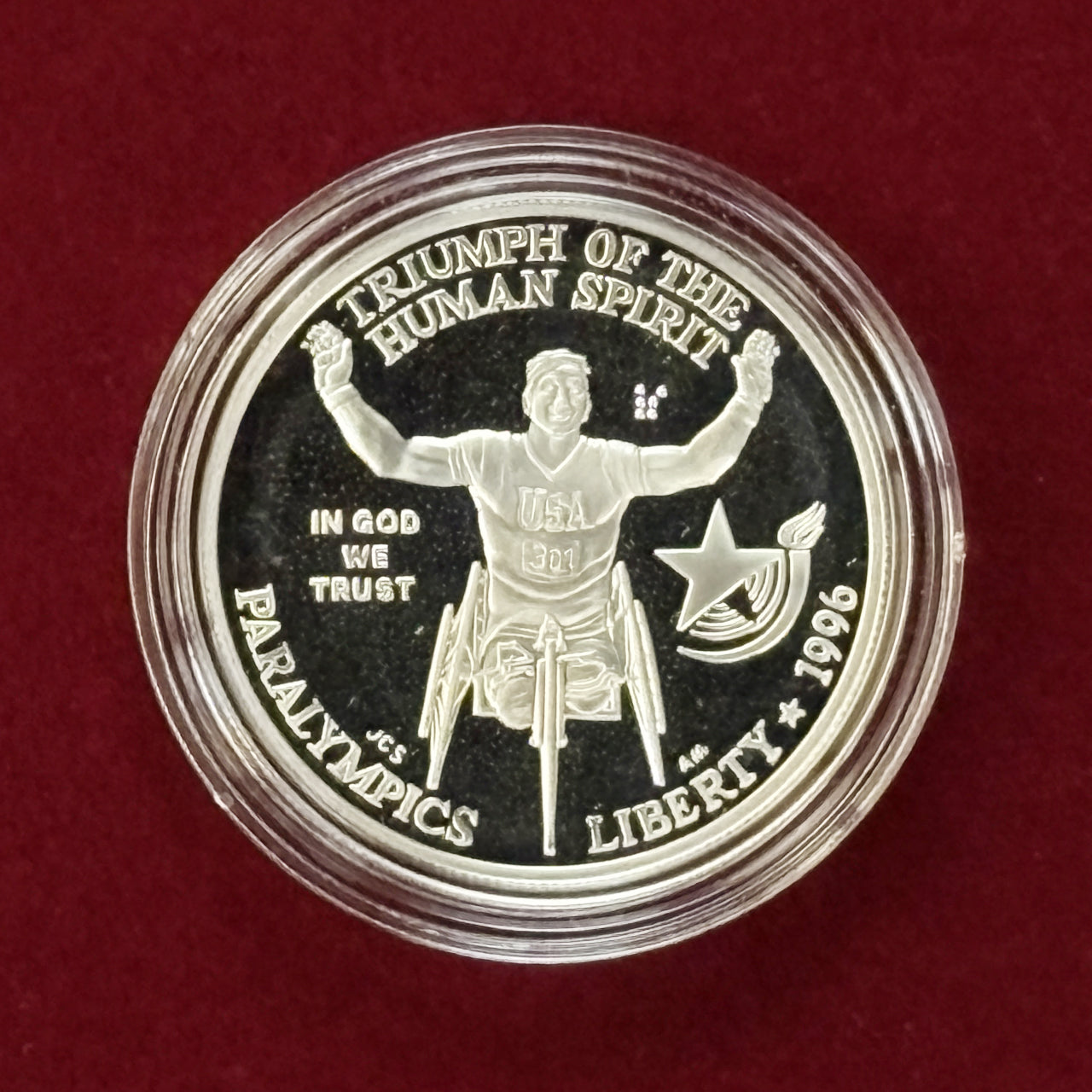 アメリカ】アトランタオリンピック記念 プルーフセット 2枚組 1996［C